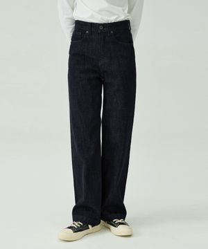 페이트로 7601 넌페이드 세미와이드핏 그린캐스트 데님팬츠