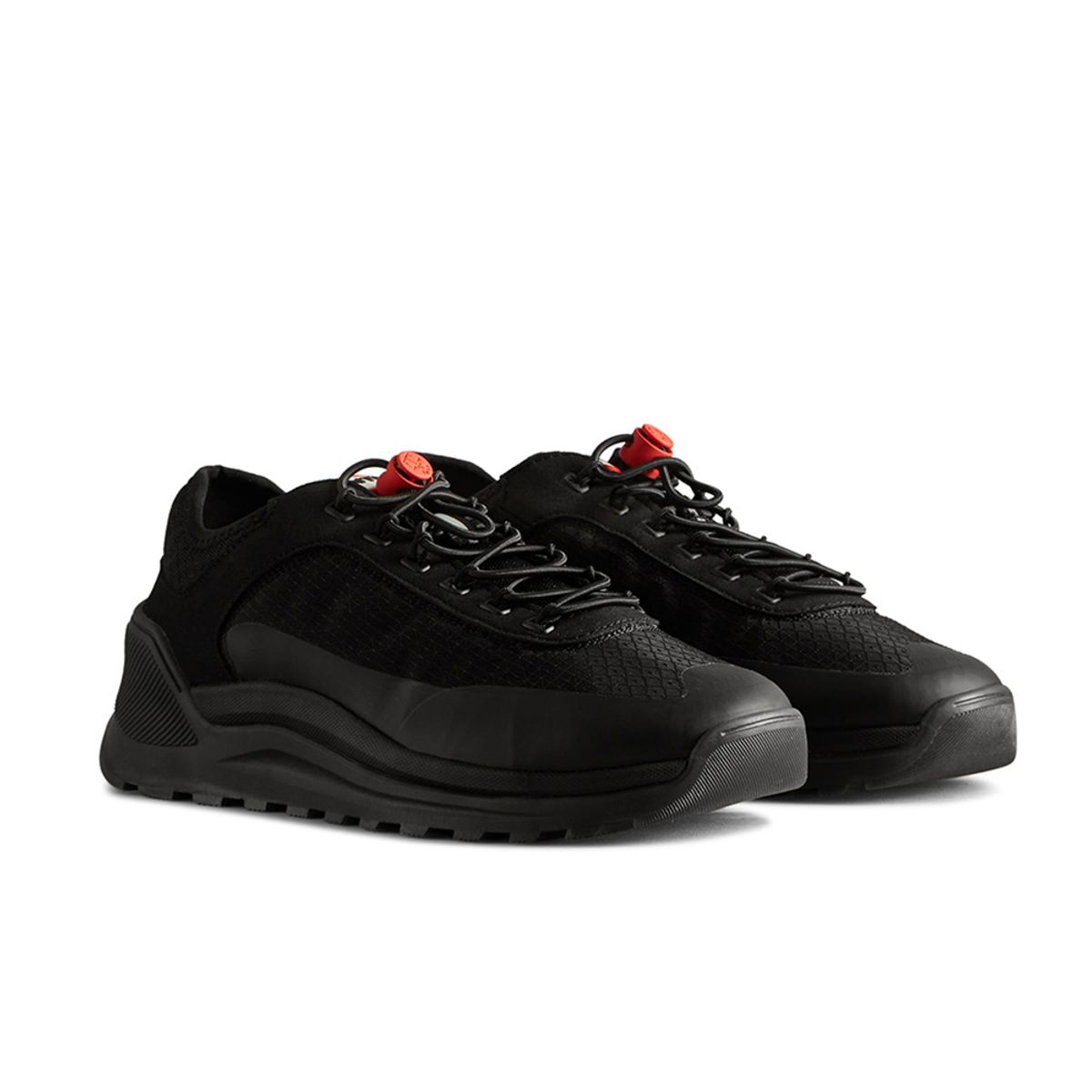 헌터(HUNTER) [WOMEN] 트래블 스니커즈 - 블랙 WFF1100RENBLK