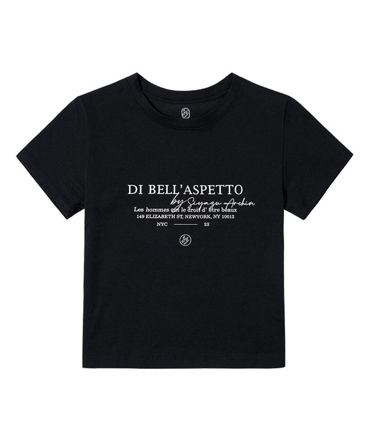 시야쥬(SIYAZU) SITP5095 Kate slim T-shirt_Black