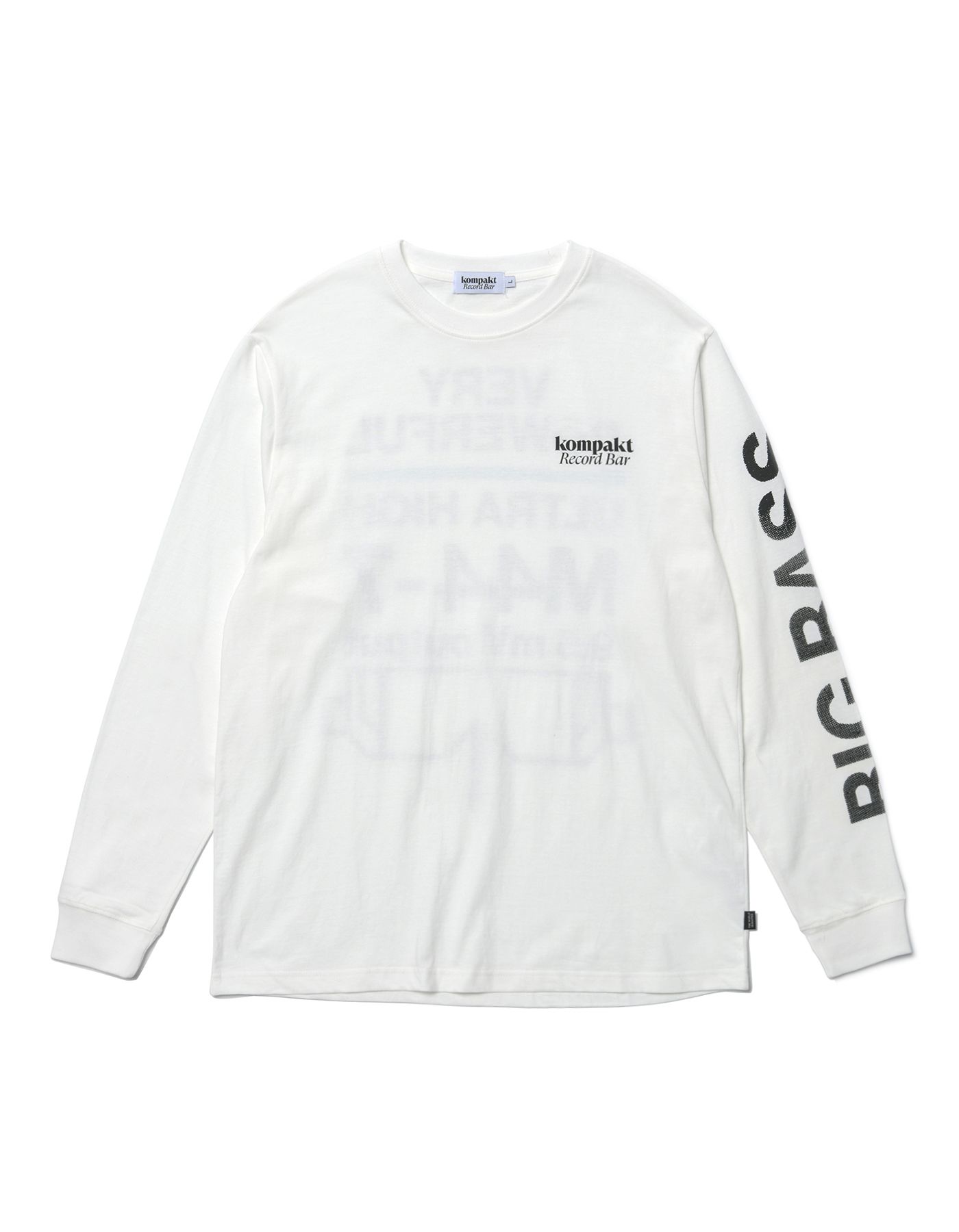★COMPAKT RECORD BAR★ BIG BASS Tshirt White Melange MUSINSA | KOMPAKT RECORD BAR Big Bass L/S - Off White