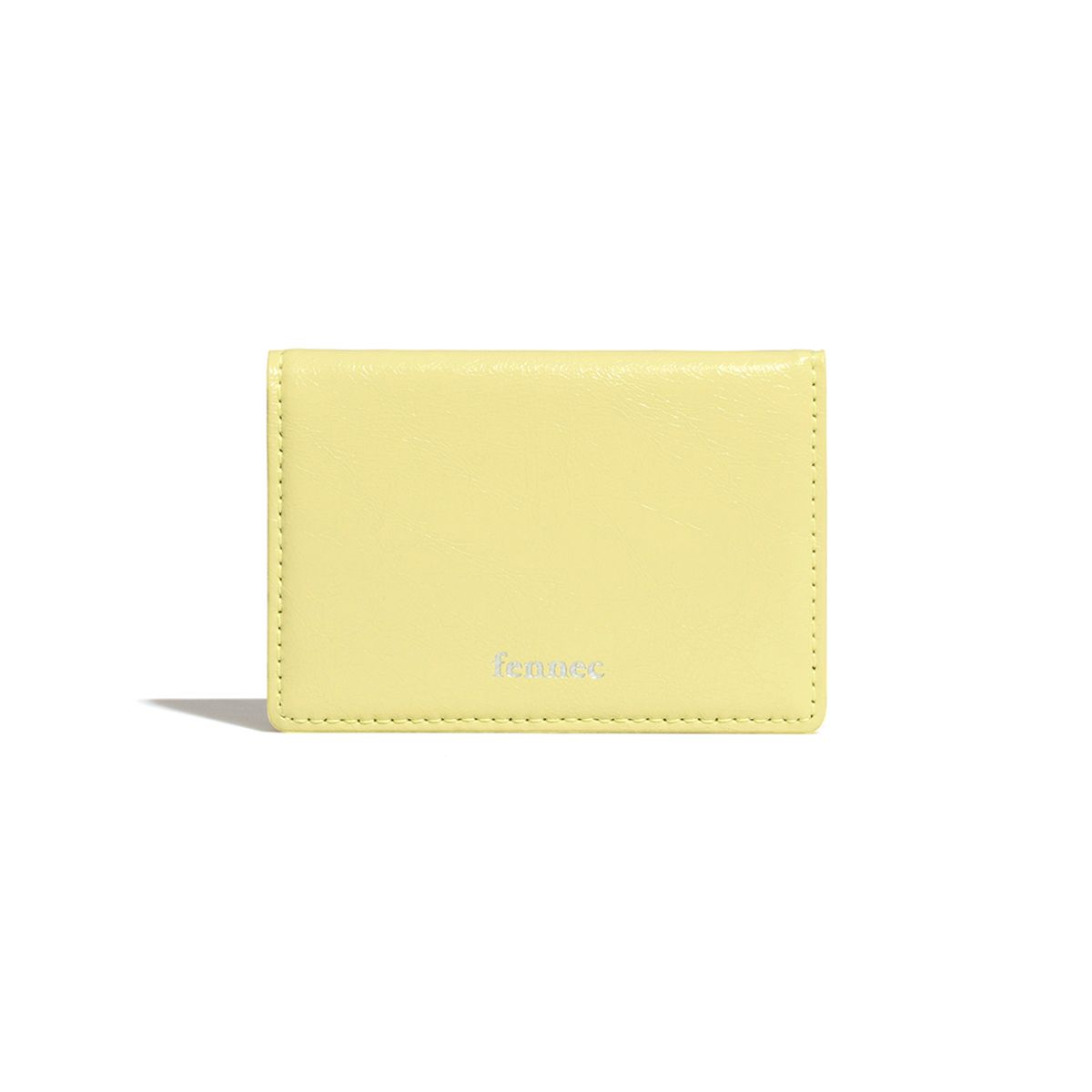 페넥(FENNEC) CRINKLE SOFT CARD CASE - LEMON