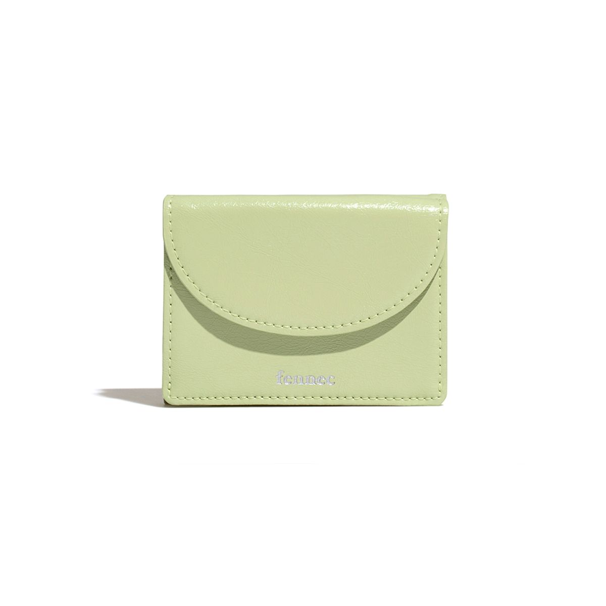 페넥(FENNEC) CRINKLE HALFMOON MINI WALLET - SAGE MINT
