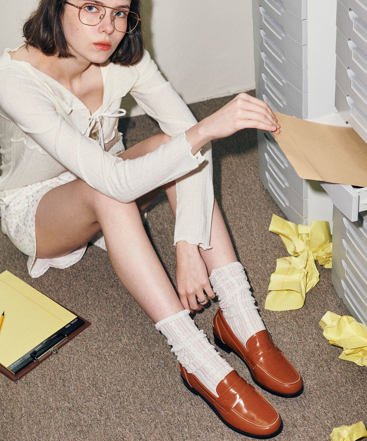 마크모크(MAC MOC) Lucas 3Color 베이직 데일리 페니로퍼 2.5Cm