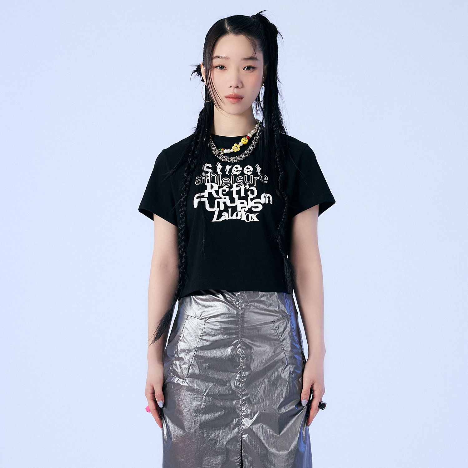 [LALAFOX]LETTERING LOGO T-SHIRT/追跡付 MUSINSA | LALAFOX LETTERING LOGO T-SHIRT BLACK
