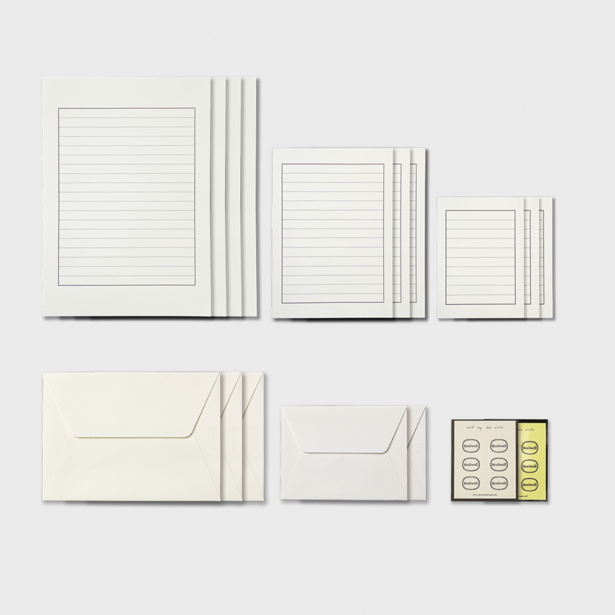 글월(GEULWOLL) Letter Set l Lucky Horizon (행운 가로)