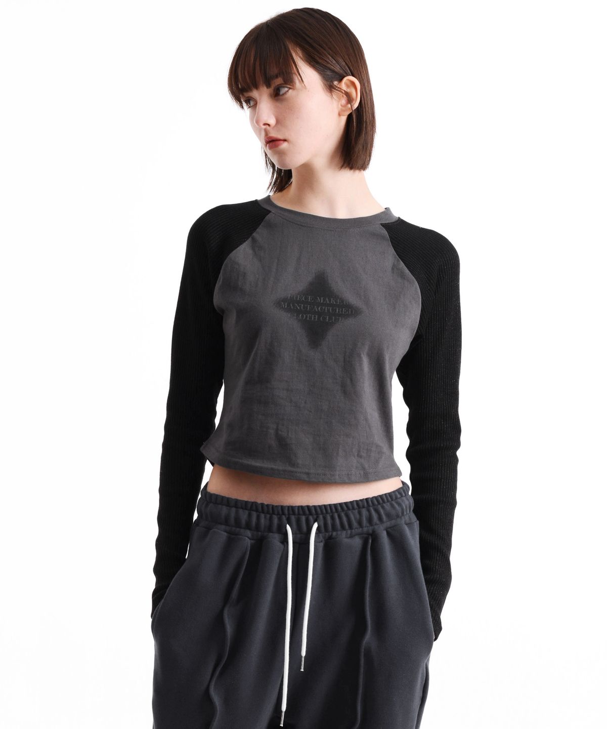 피스메이커(PIECE MAKER) PMC TRACK METAL KNIT LS (BLACK)