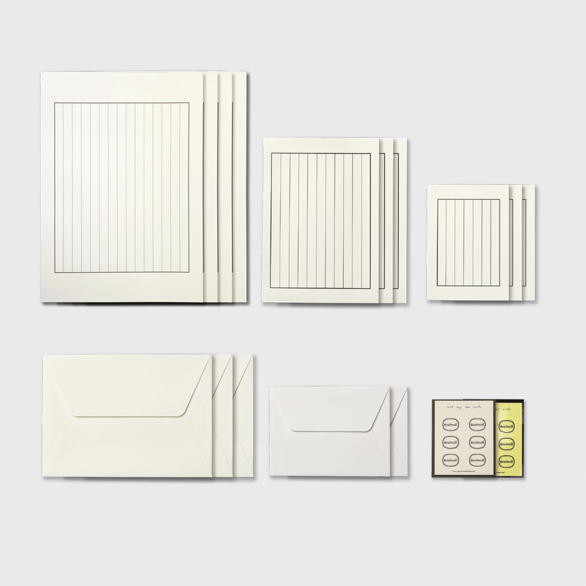 글월(GEULWOLL) Letter Set l Lucky Vertical (행운 세로)