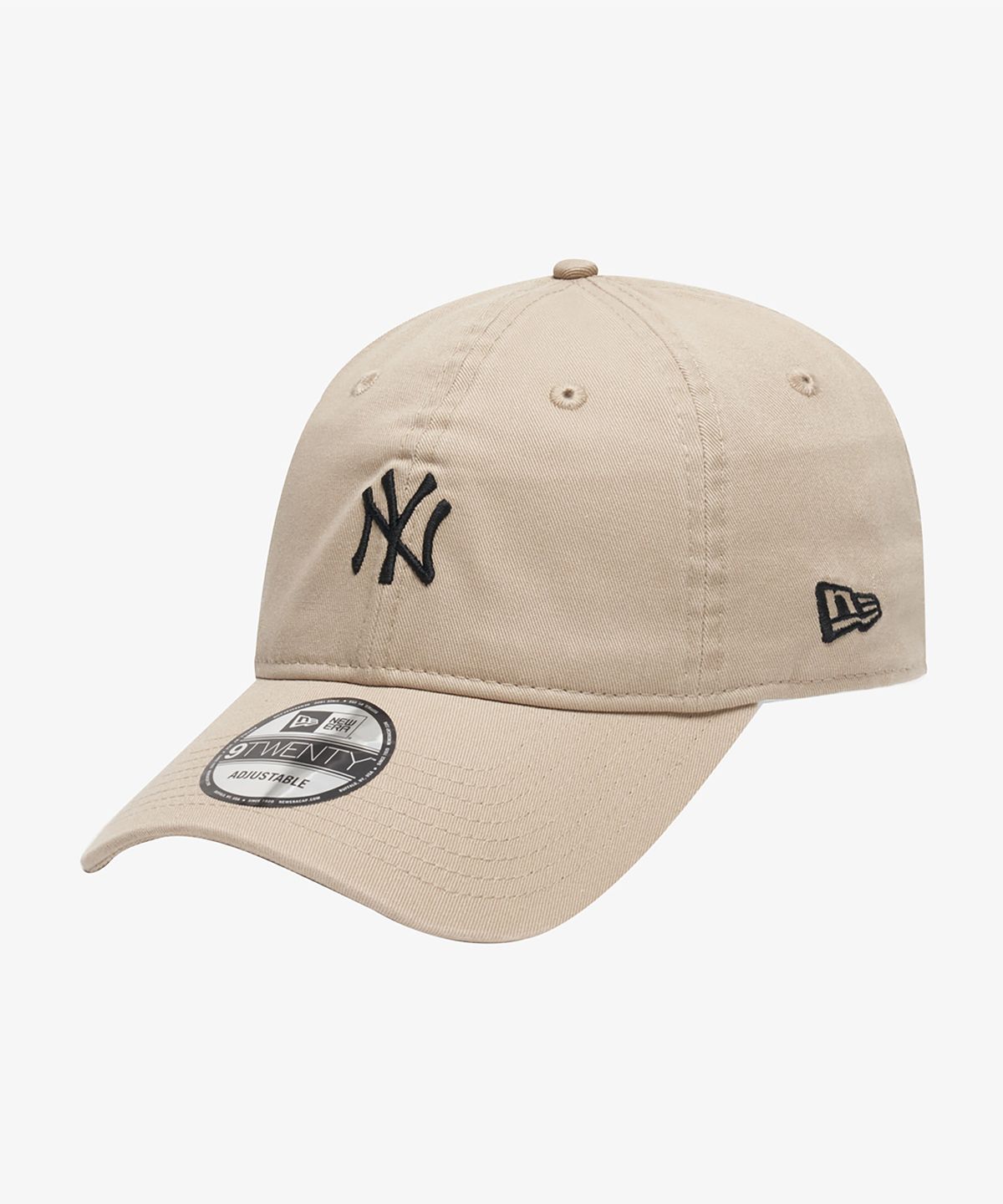 뉴에라(NEW ERA) MLB 워시드 뉴욕 양키스 언스트럭쳐 볼캡 베이지