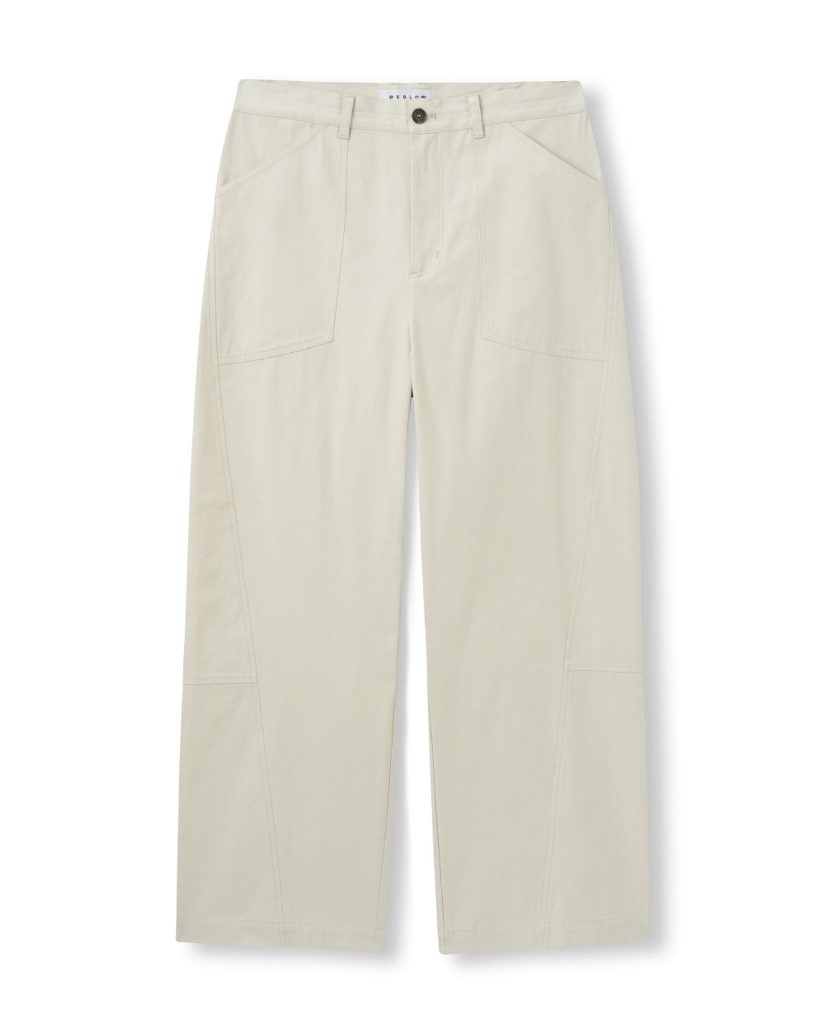 비슬로우(BESLOW) TWIST SEAM FATIGUE PANTS BEIGE