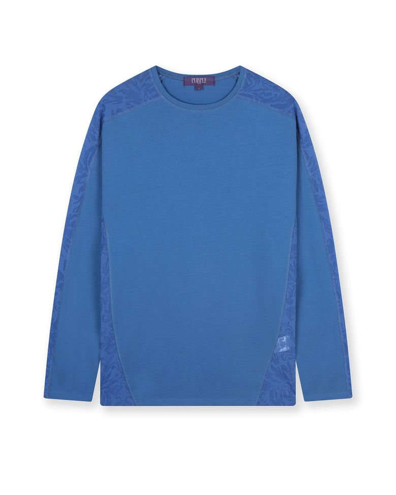 MESH COMBI T-SHIRTS BLUE