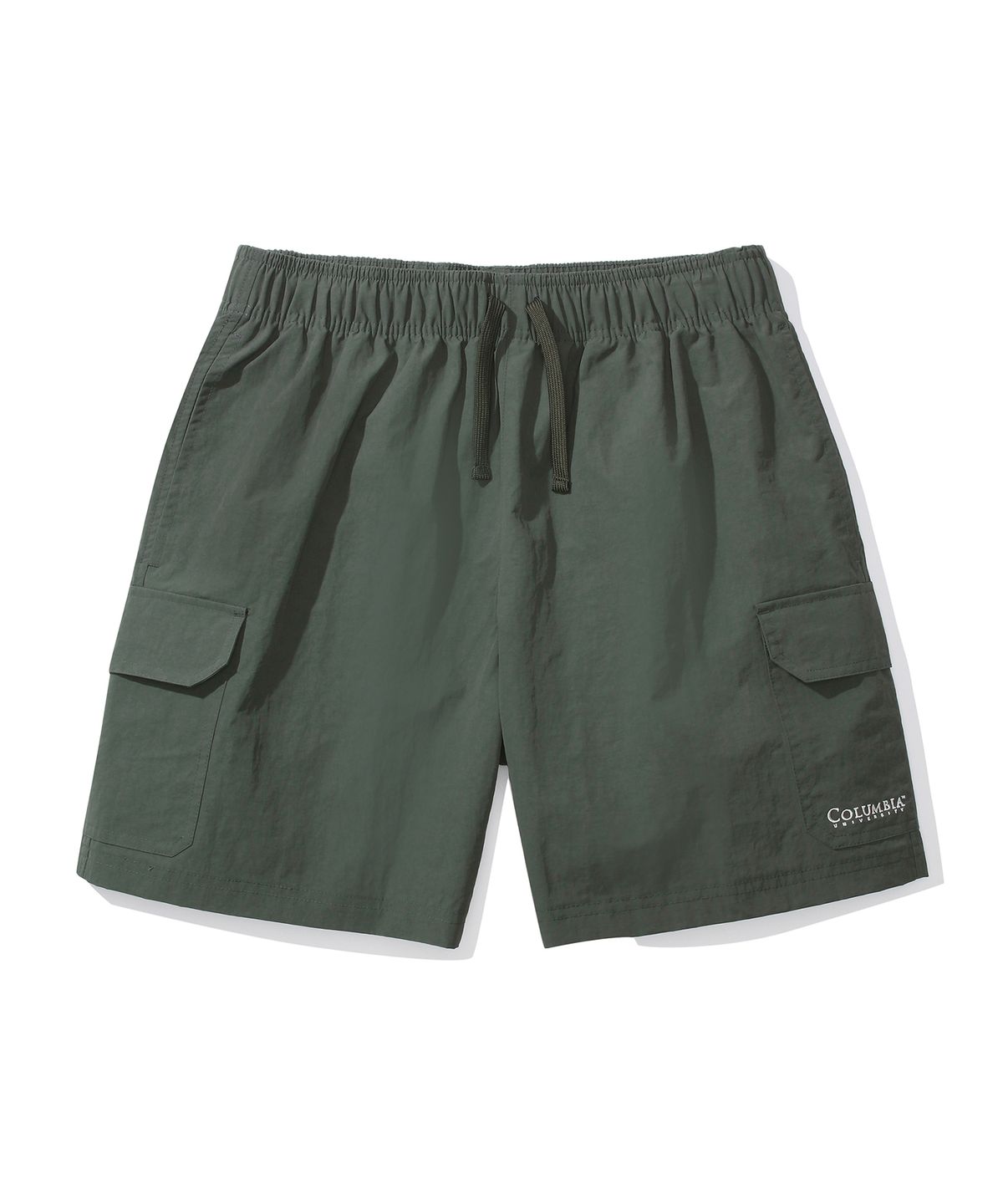 컬럼비아 유니버시티(COLUMBIA UNIVERSITY) CU SIGNATURE CARGO NYLON SHORTS PANTS 그레이시카키