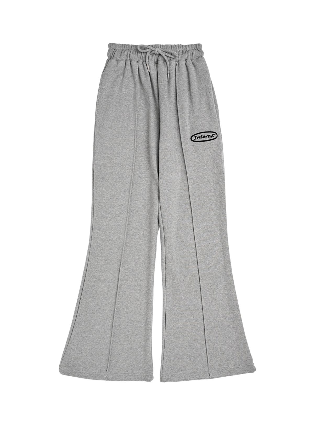 인터레스트(INTEREST) BOOTCUT PINTUCK PANTS_GRAY