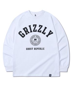 GRIZZLY 클럽 오버핏 긴팔티 GLT-955