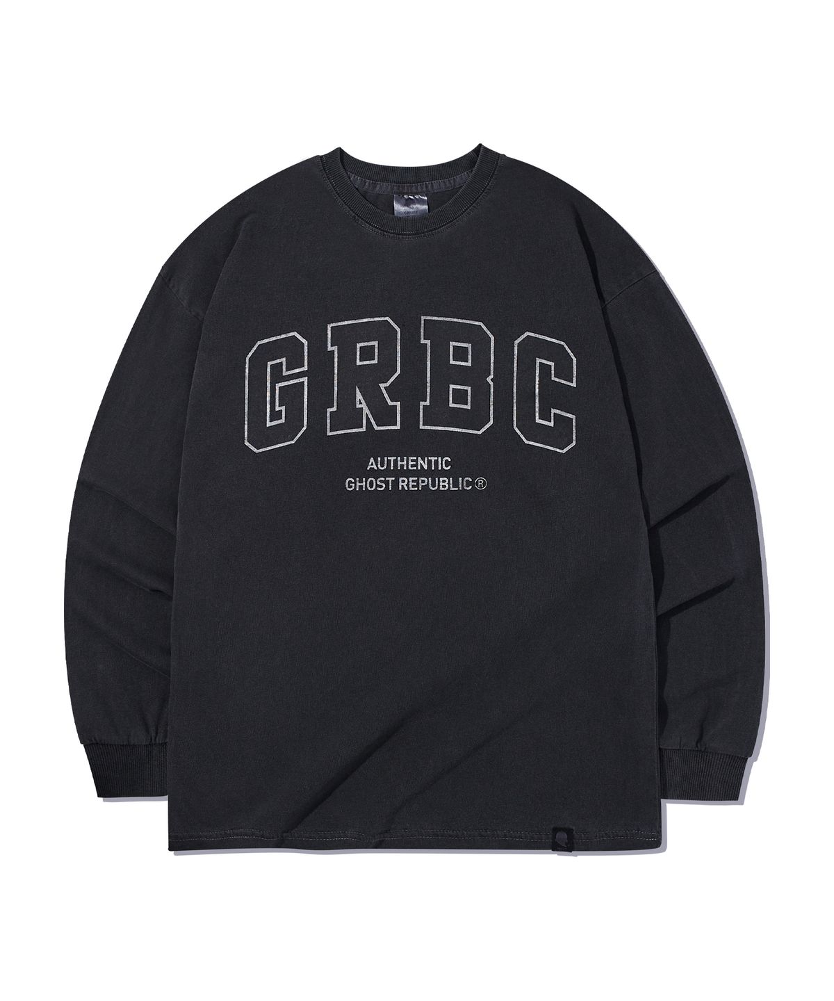 고스트리퍼블릭(GHOST REPUBLIC) GRBC 시그니처 피그먼트 오버핏 긴팔티 GLT-952