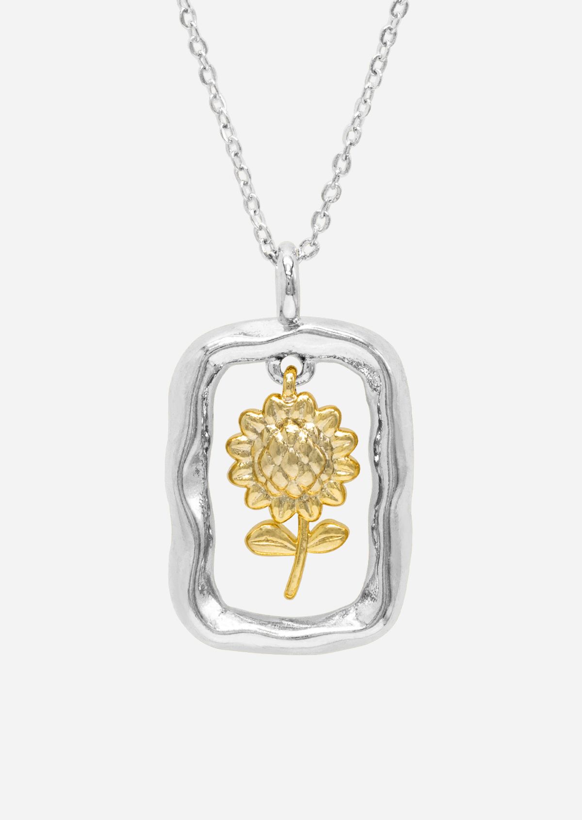 종종(JONGJONG) Sunflower Flame Necklace