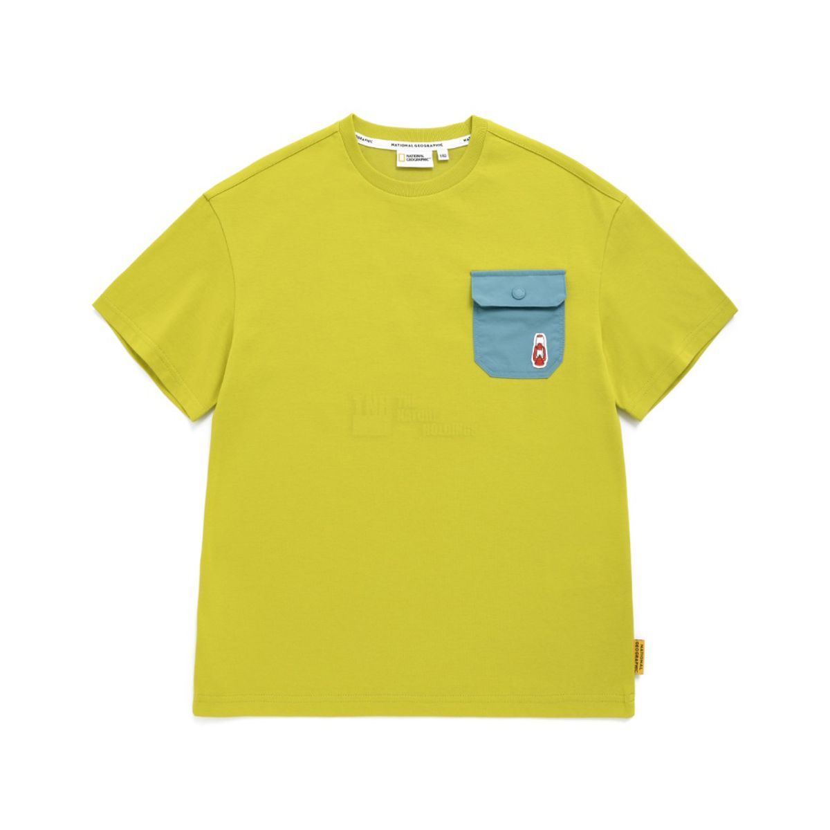 내셔널지오그래픽 키즈(NATIONAL GEOGRAPHIC KIDS) K232UTS920 백그래픽 포켓 반팔티셔츠 WARM OLIVE