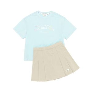 K232GPB910 여아 반팔/스커트 SET SKY MINT