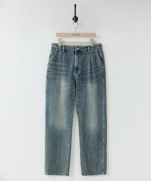 Drape Denim Pants Light Blue