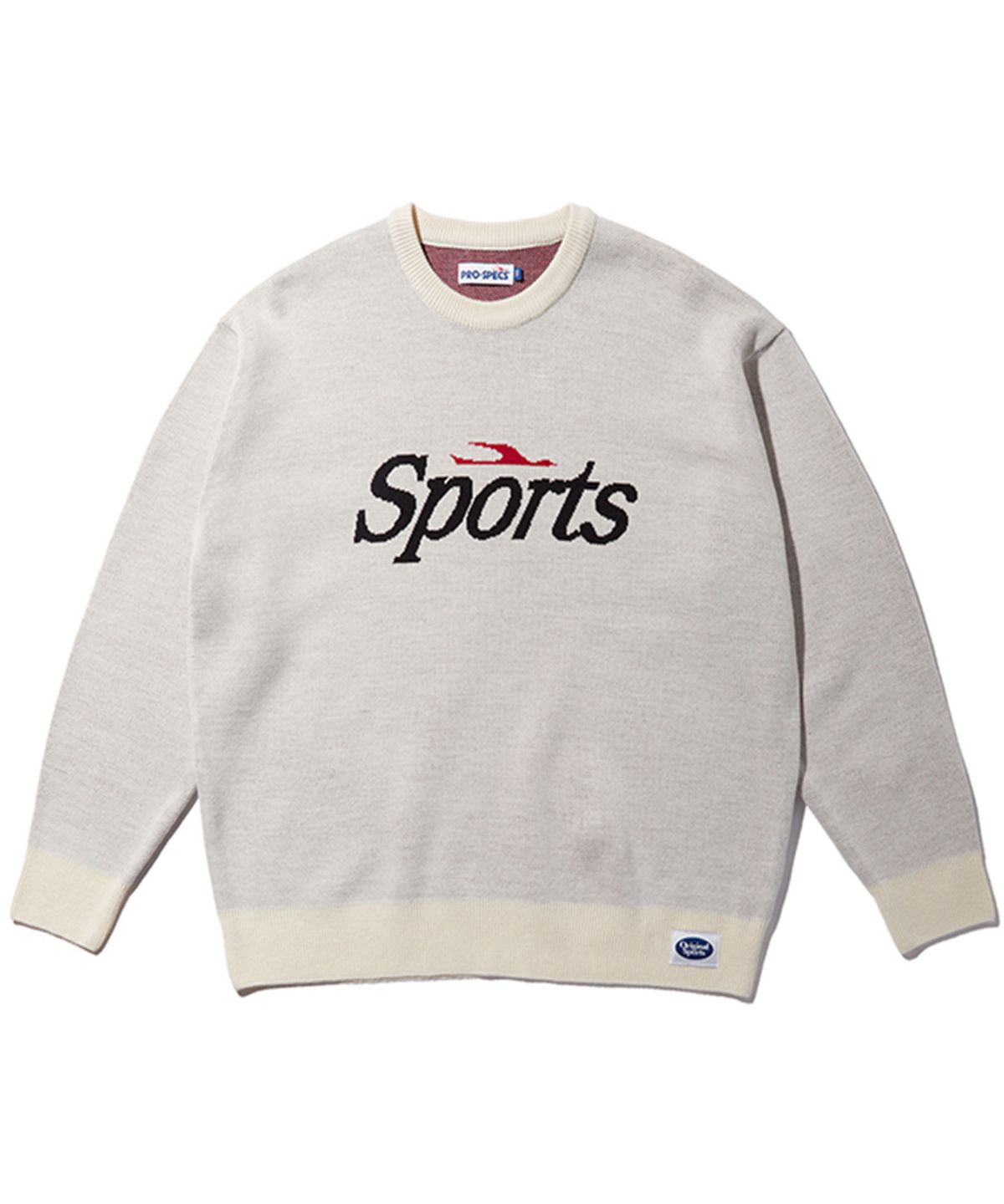 프로-스펙스(PRO-SPECS) JACQUARD SWEATER CREM