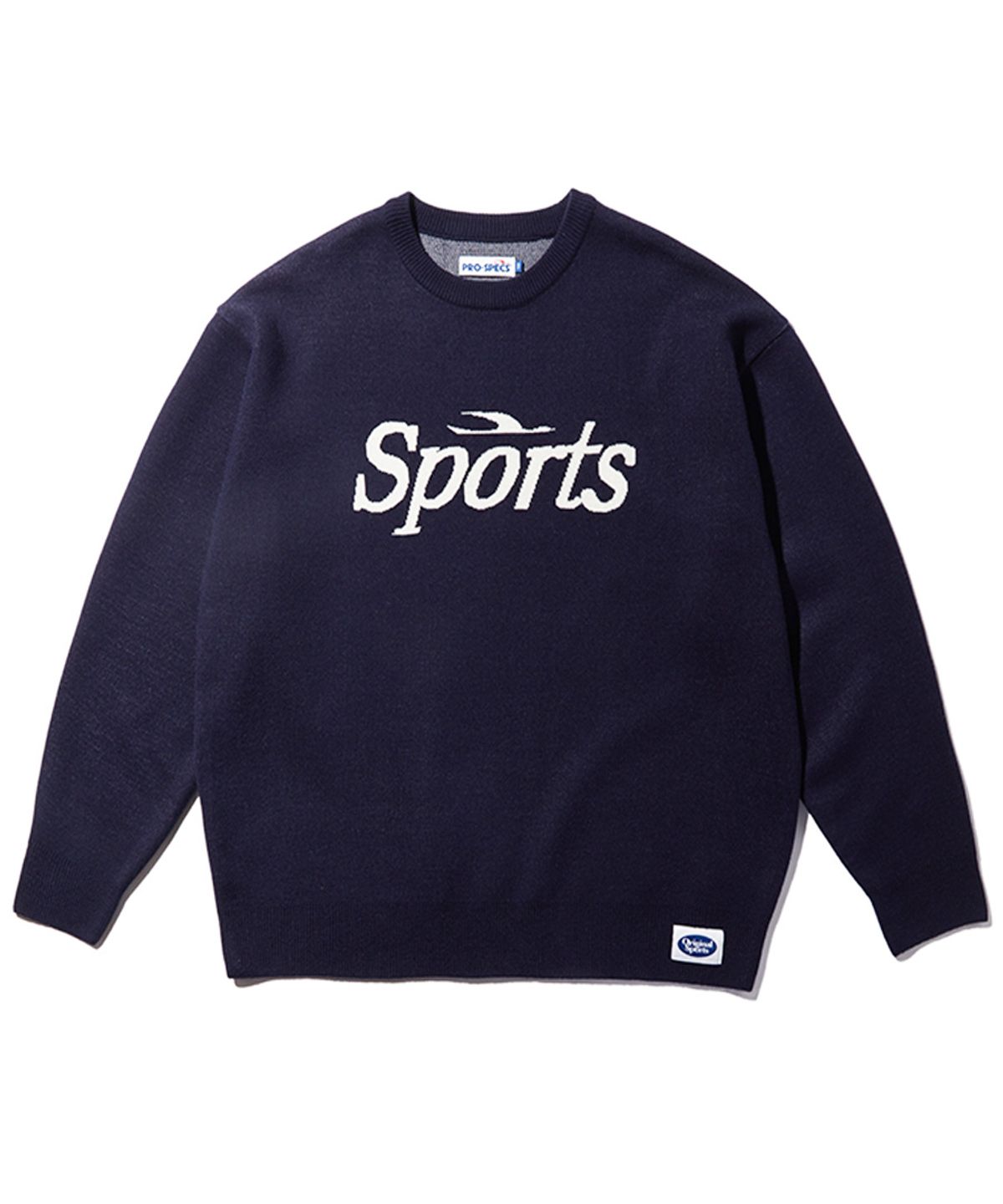 프로-스펙스(PRO-SPECS) JACQUARD SWEATER NAVY