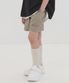 로고 자수 나일론 밴딩 쇼츠 (모카)