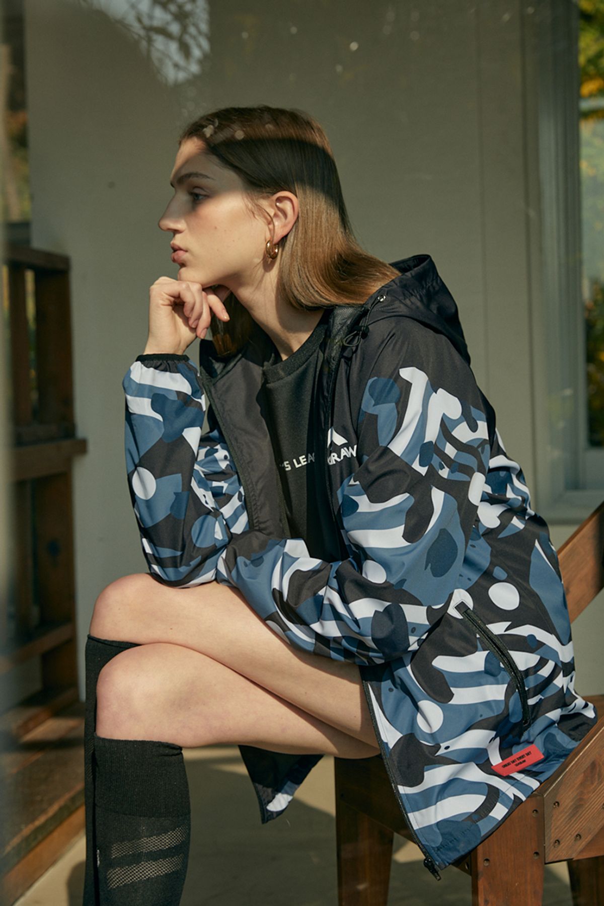 리드로(LEADRAW) Windbreaker _ Black