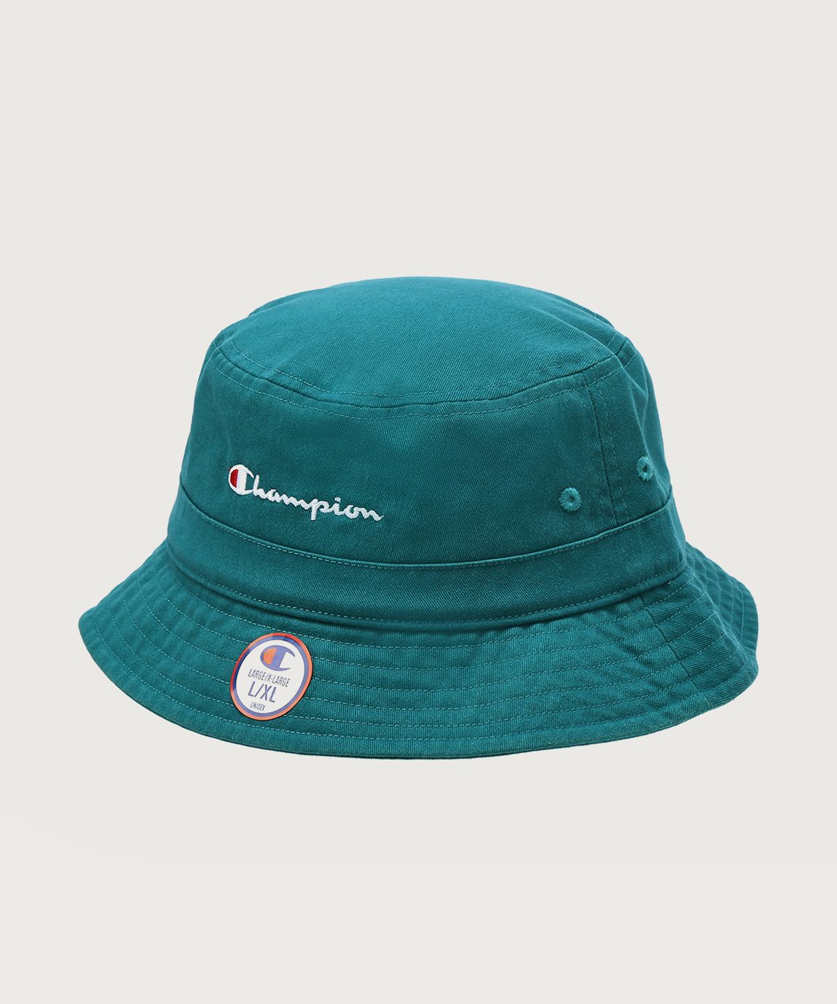 챔피온(CHAMPION) 가먼트워시 릴렉스드 버킷햇 Dark Green