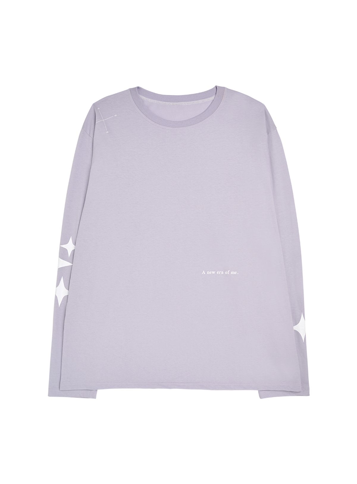 인터레스트(INTEREST) SHINNING PRINT TOP_LILAC