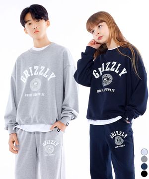 주니어 GRIZZLY 클럽 오버핏 맨투맨 JMT-J137