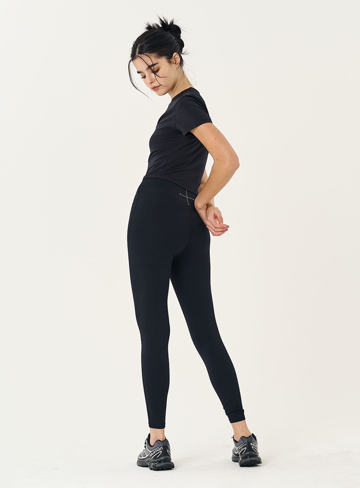 인터레스트(INTEREST) 420N HIGH TENSION SPAN LEGGINGGS _BLACK