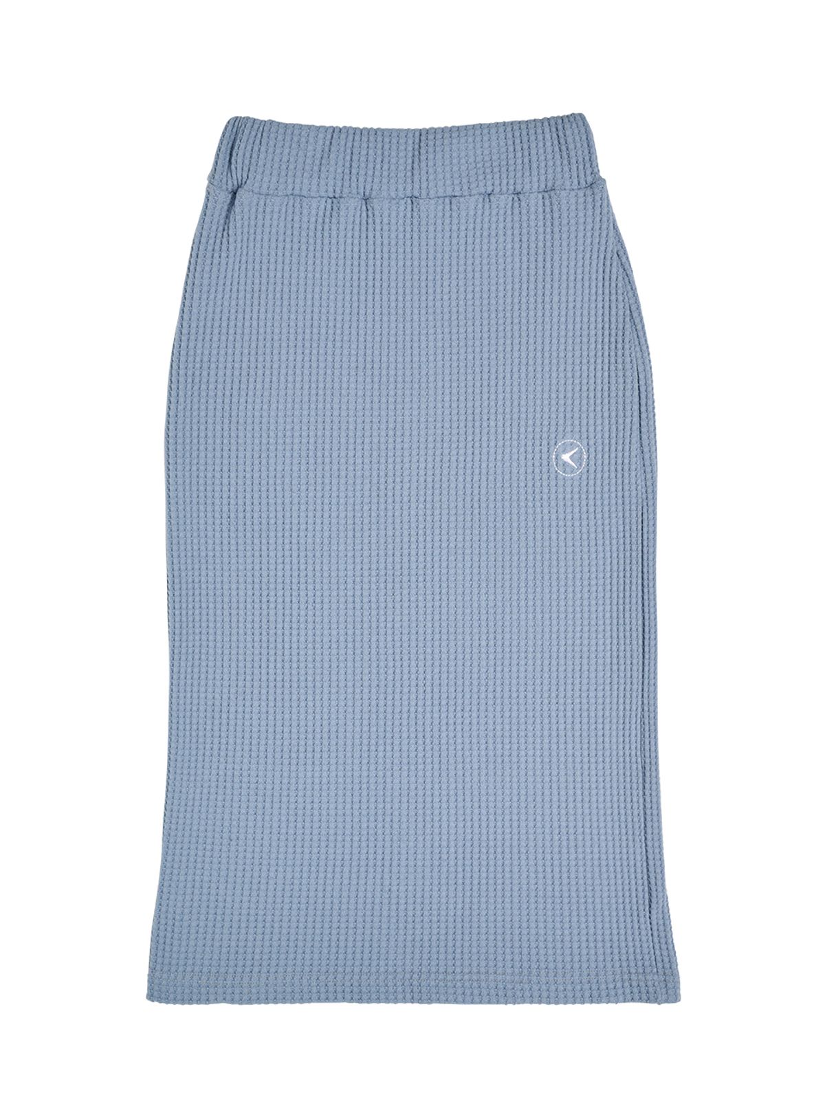 인터레스트(INTEREST) CROIFFLE BAND MIDISKIRT_BABY BLUE