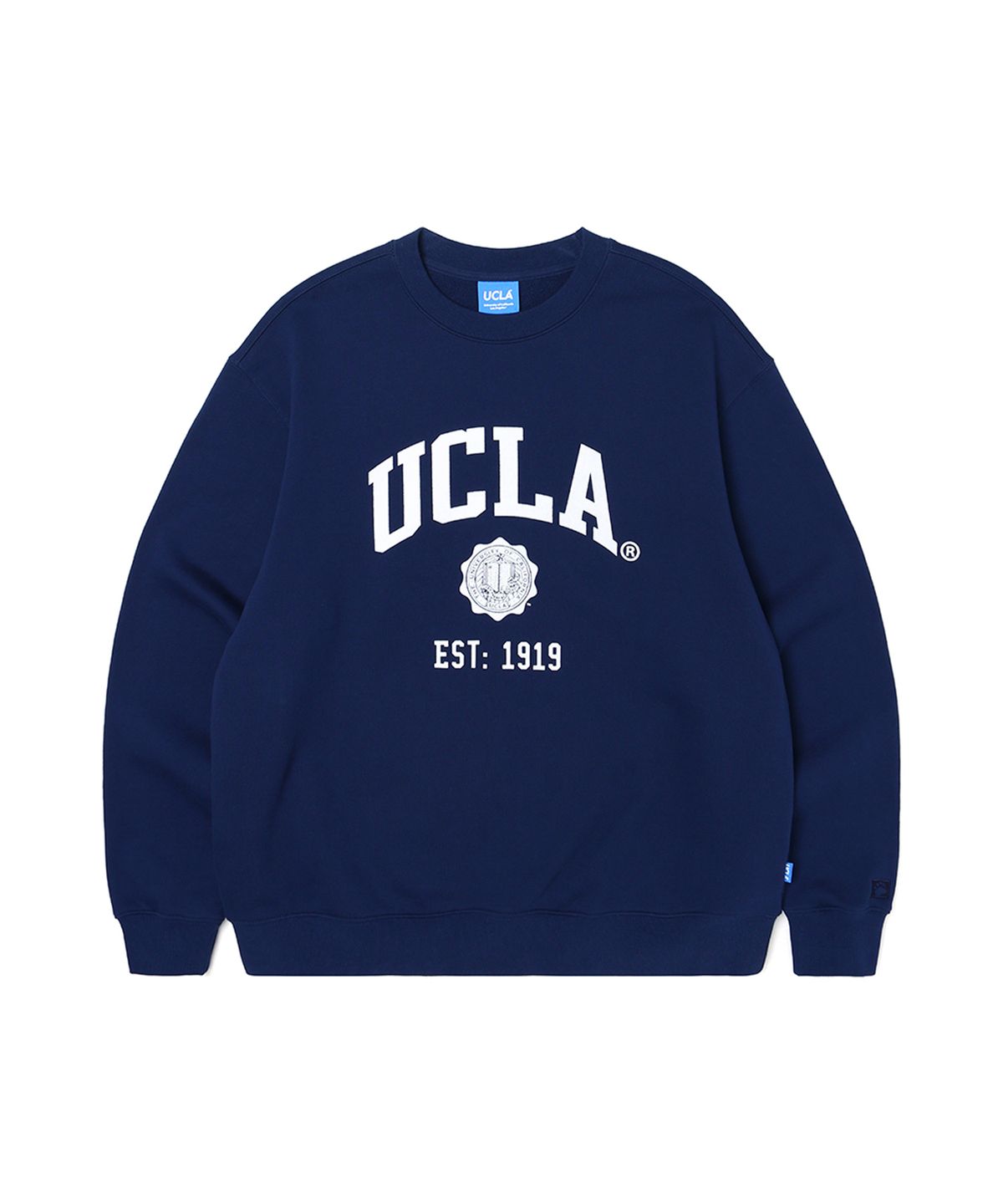 유씨엘에이(UCLA) 아치 로고 스웨트셔츠[NAVY](UZ3LT03_45)