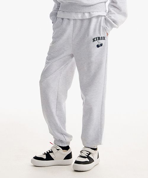 パンツ KIRSH Arch Cherry Logo Sweat Set-up Pants Melange Gray KKRSC MUSINSA | KIRSH Arch Cherry Logo Sweat Setup Pants [Melange