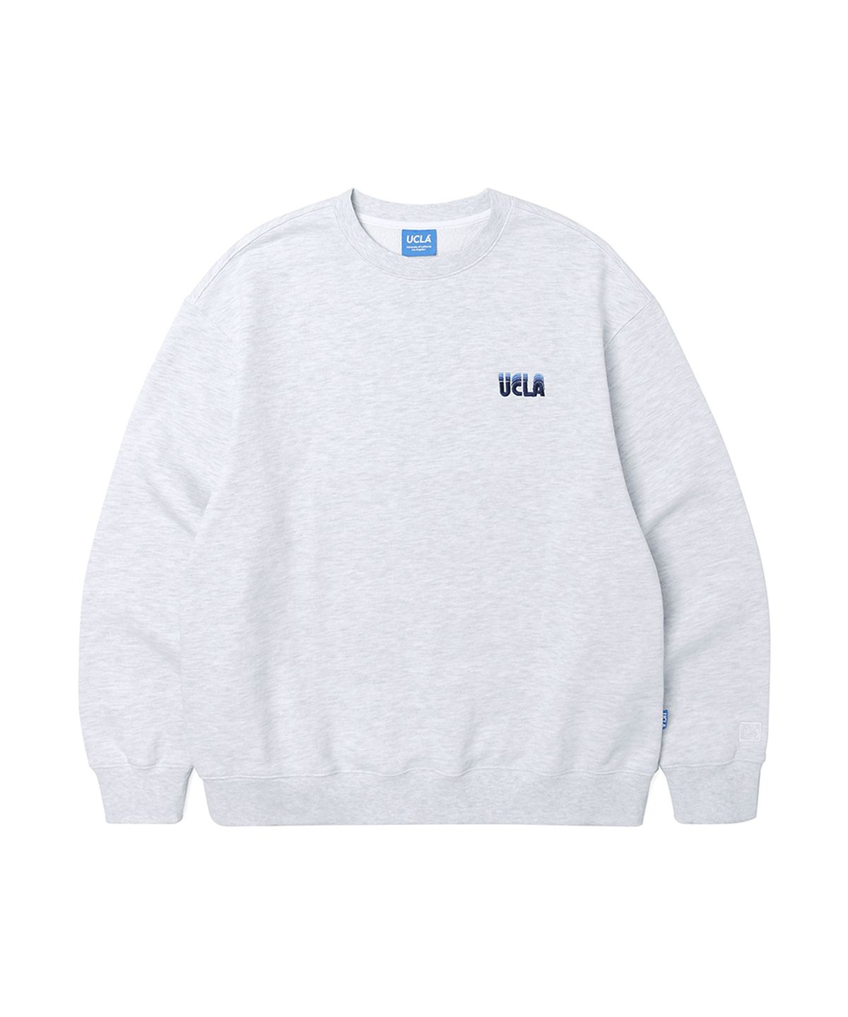 유씨엘에이(UCLA) 변형로고 베이직 맨투맨[L-M-GREY](UZ3LT02_12)