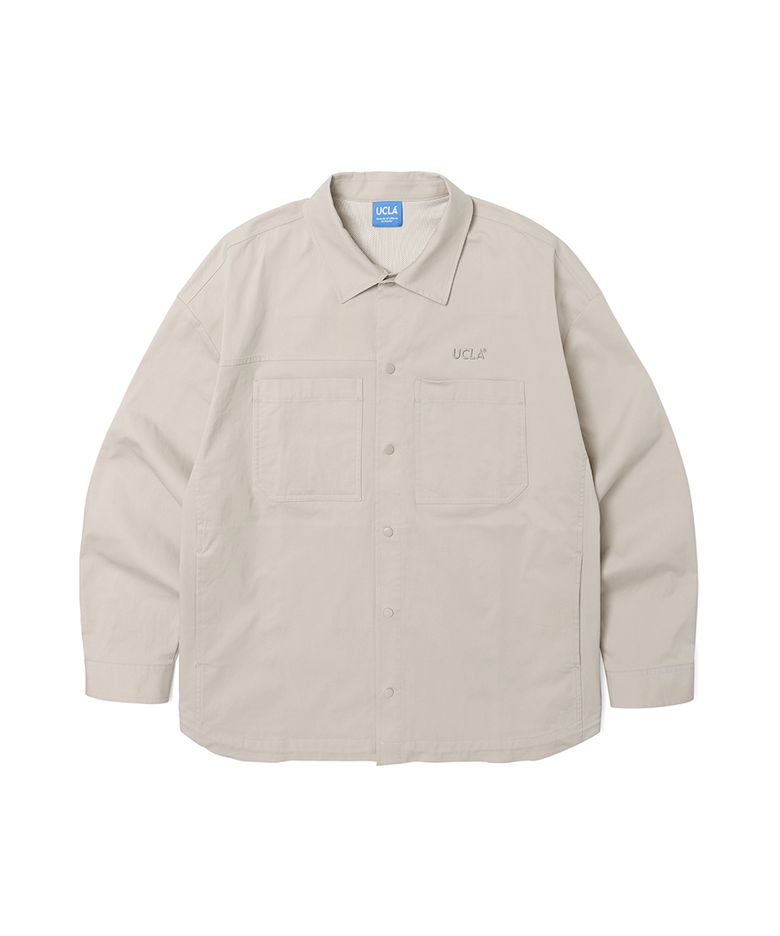 카고 셋업셔츠[BEIGE](UZ3LS02_25)