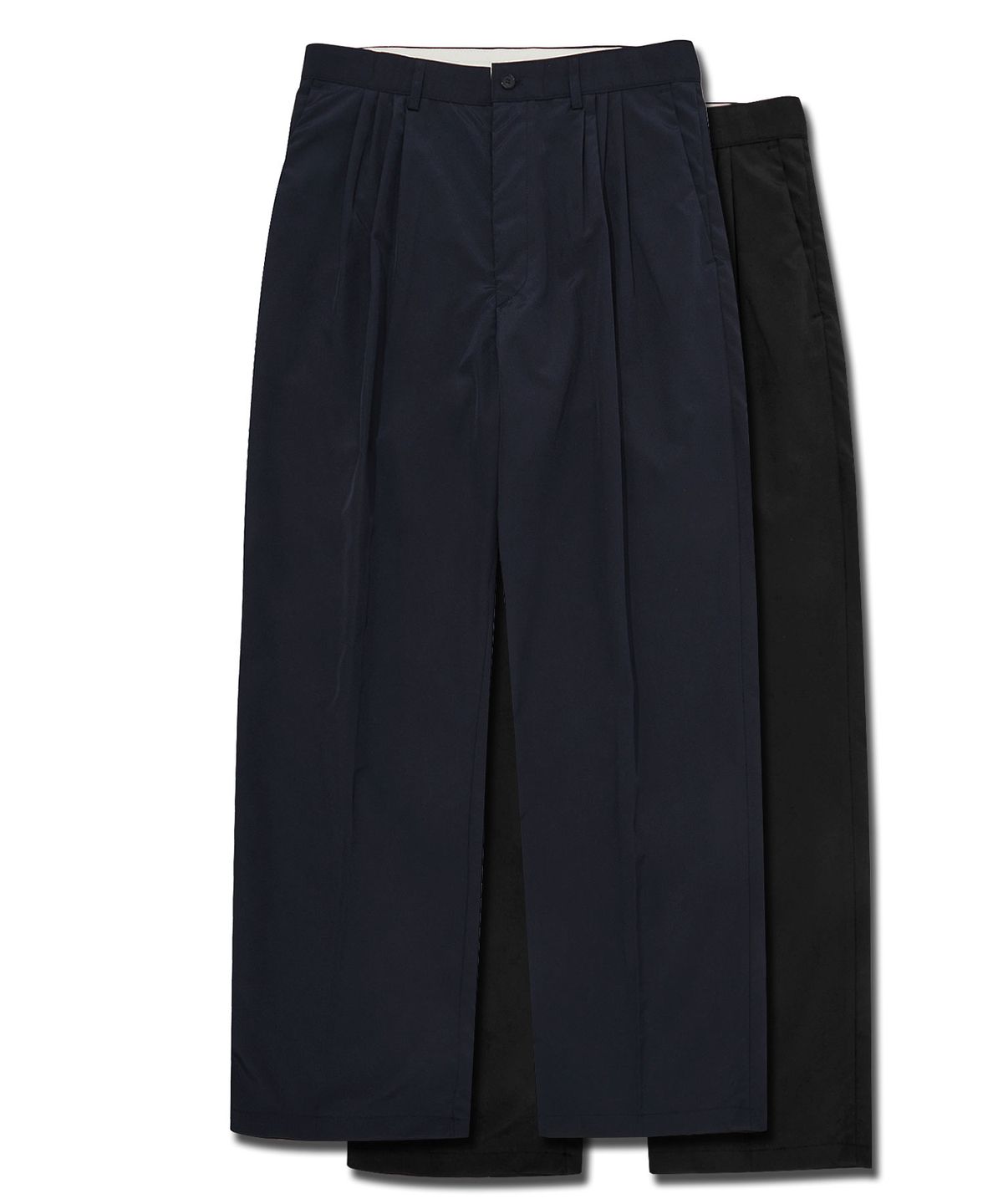 엔도어(ENDOOR) 4-tuck line pants (dark navy)