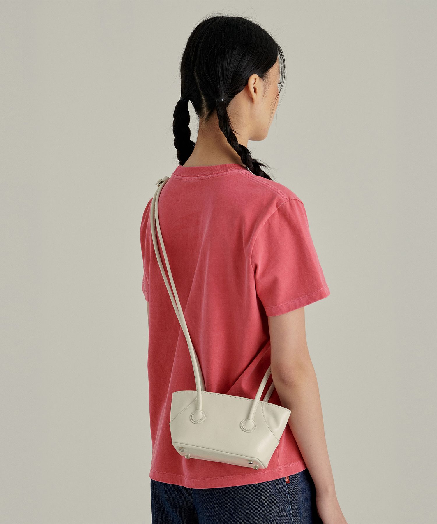 MUSINSA | MARGESHERWOOD BOAT SHOPPER MINI_vanilla crinkle