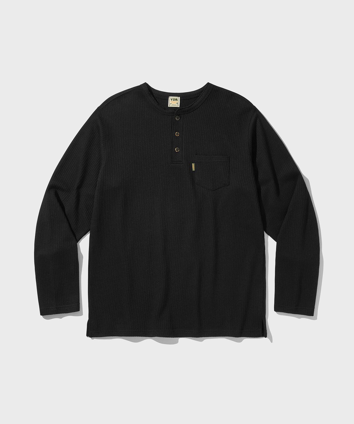 비디알(VDR) CLASSIC HENLYNECK LONG SLEEVE [Black]