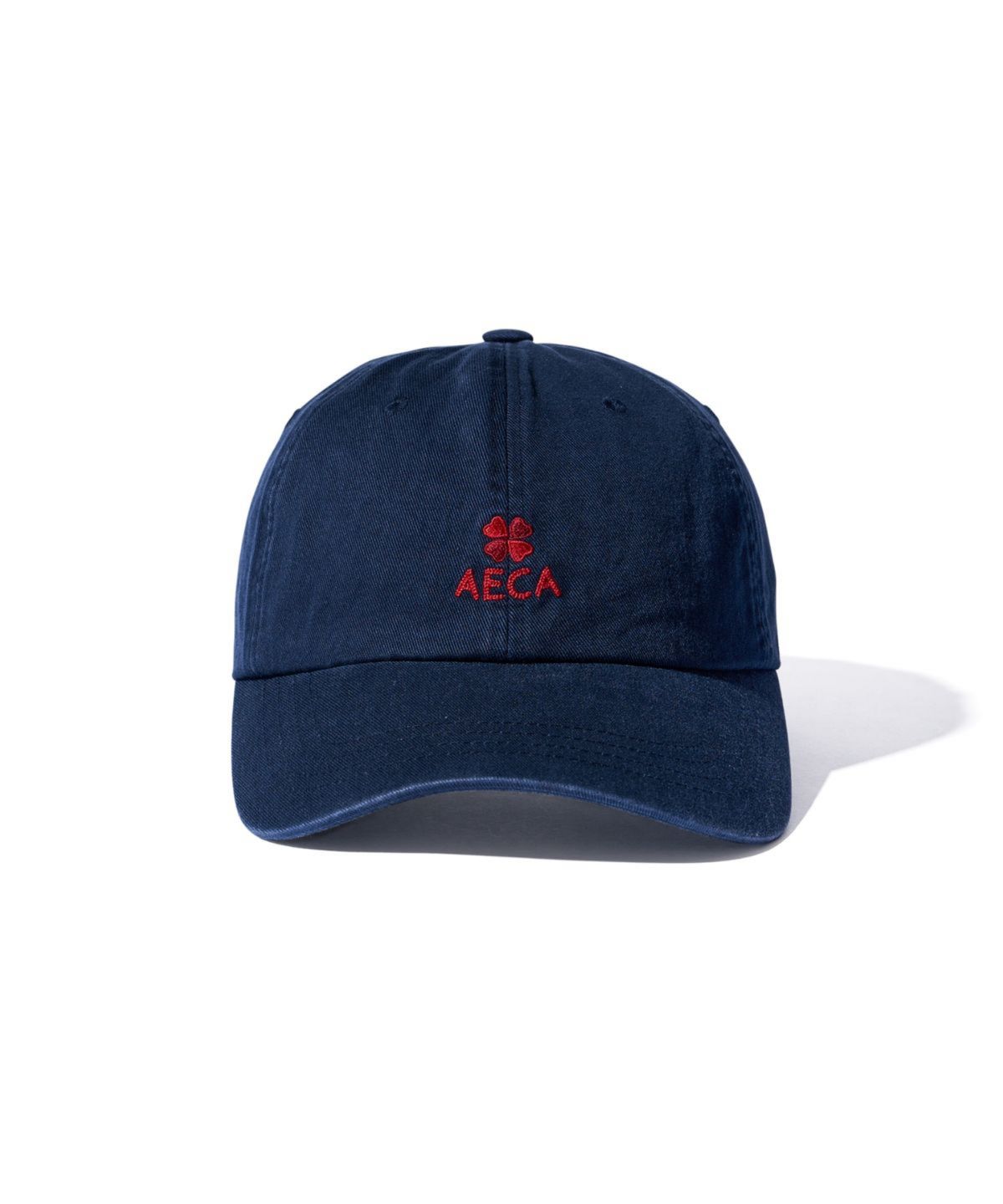 에이카화이트(AECA) AECA CLOVER LOGO CAP-NAVY