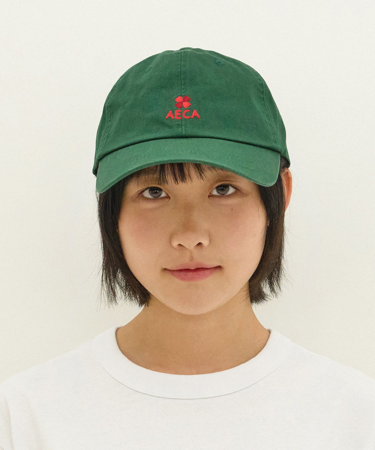 キャップ AECA WHITE AECA CLOVER LOGO CAPLEMON MUSINSA | AECA WHITE AECA CLOVER LOGO CAP-GREEN