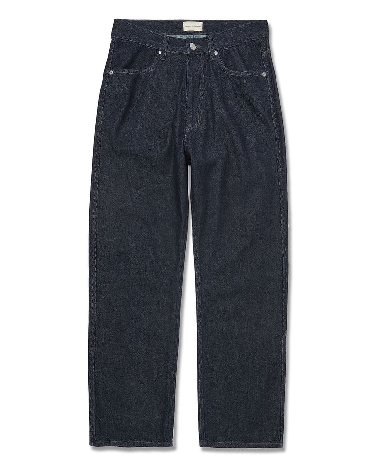 Isko wide denim pants (one-washed)