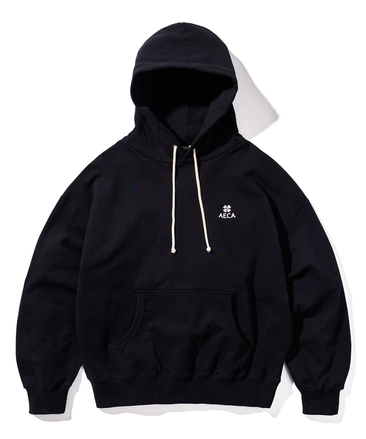 에이카화이트(AECA) EVERYDAY AECA CLOVER HOODIE-BLACK