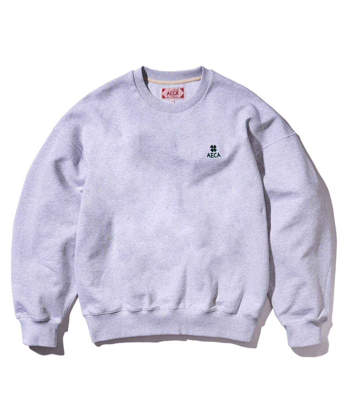 에이카화이트(AECA) EVERYDAY AECA CLOVER SWEAT SHIRTS-LIGHT GREY