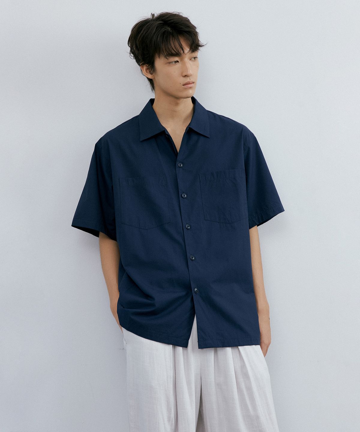 엔도어(ENDOOR) Plumb 12 shirt (navy)