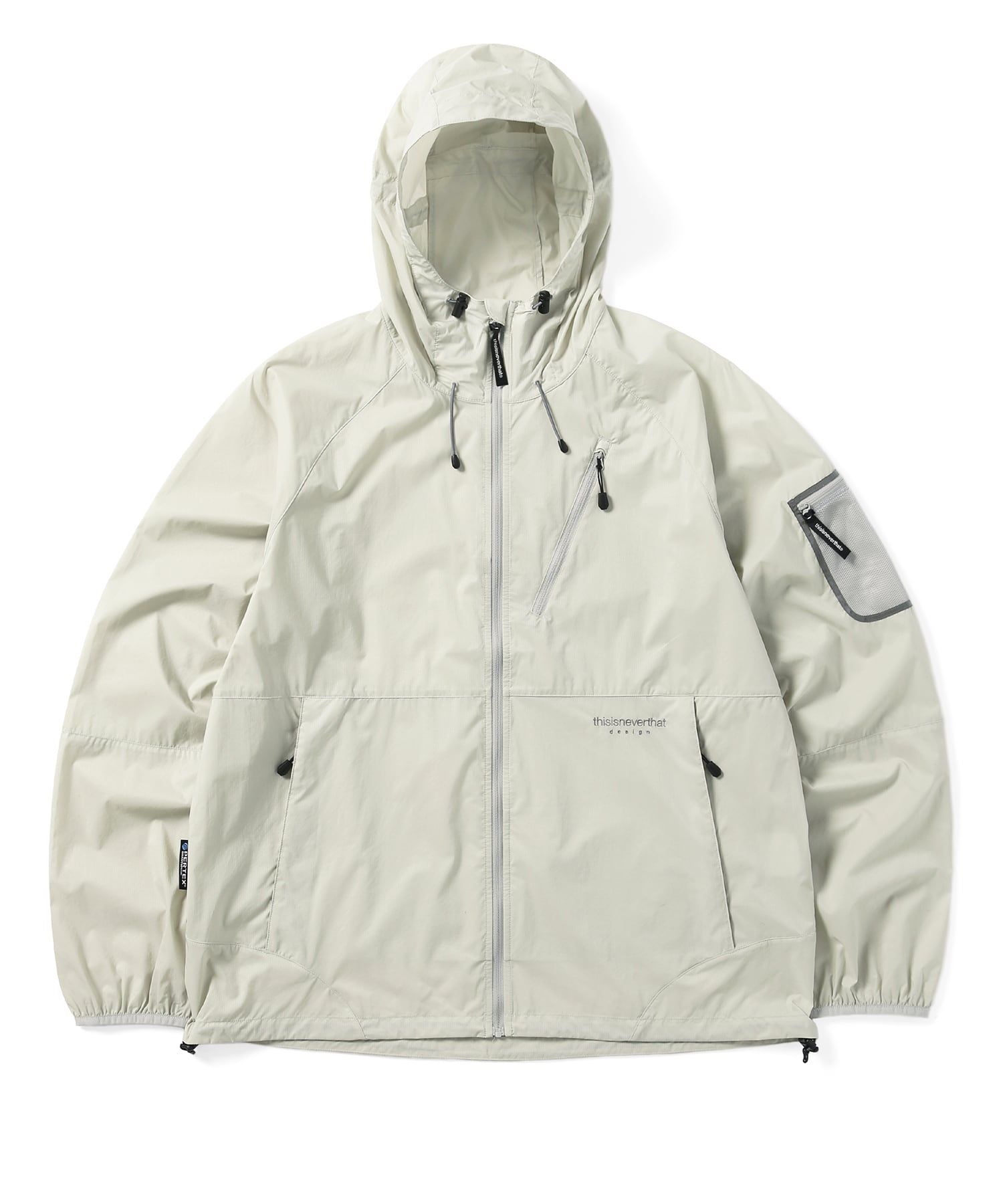 MUSINSA | thisisneverthat® PERTEX® QA Windbreaker Light Beige 