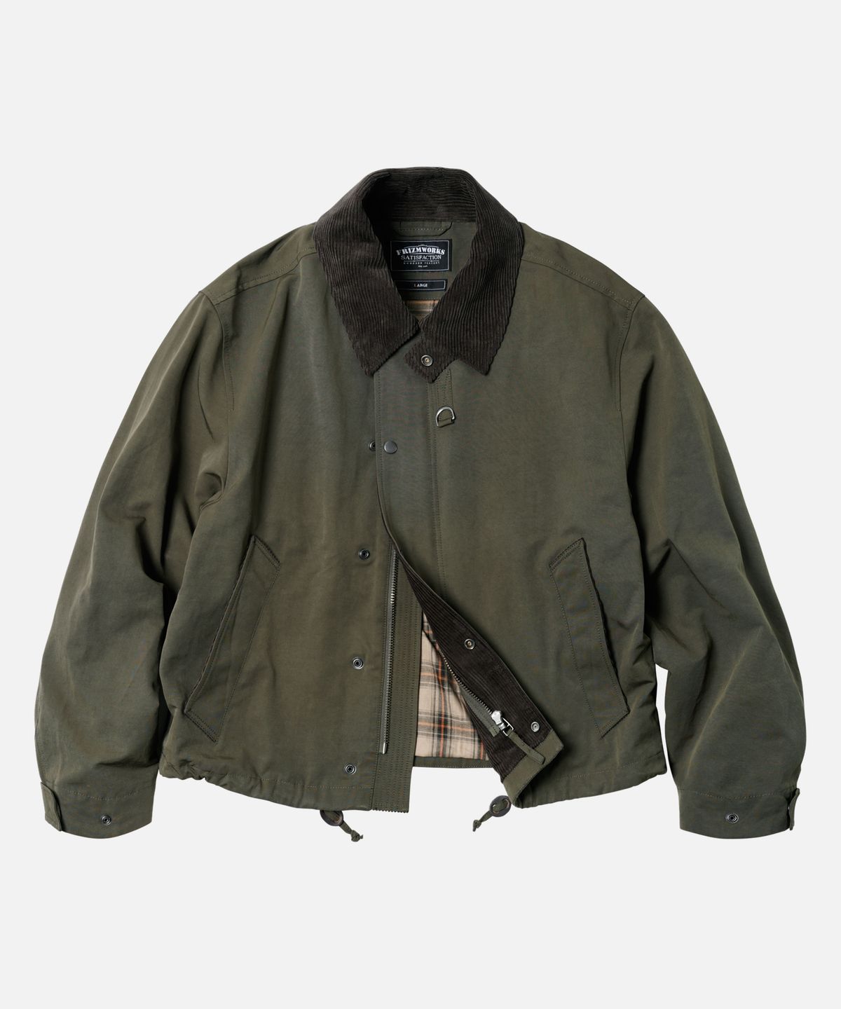 프리즘웍스(FRIZMWORKS) HERITAGE HUNTING JACKET 002 _ OLIVE