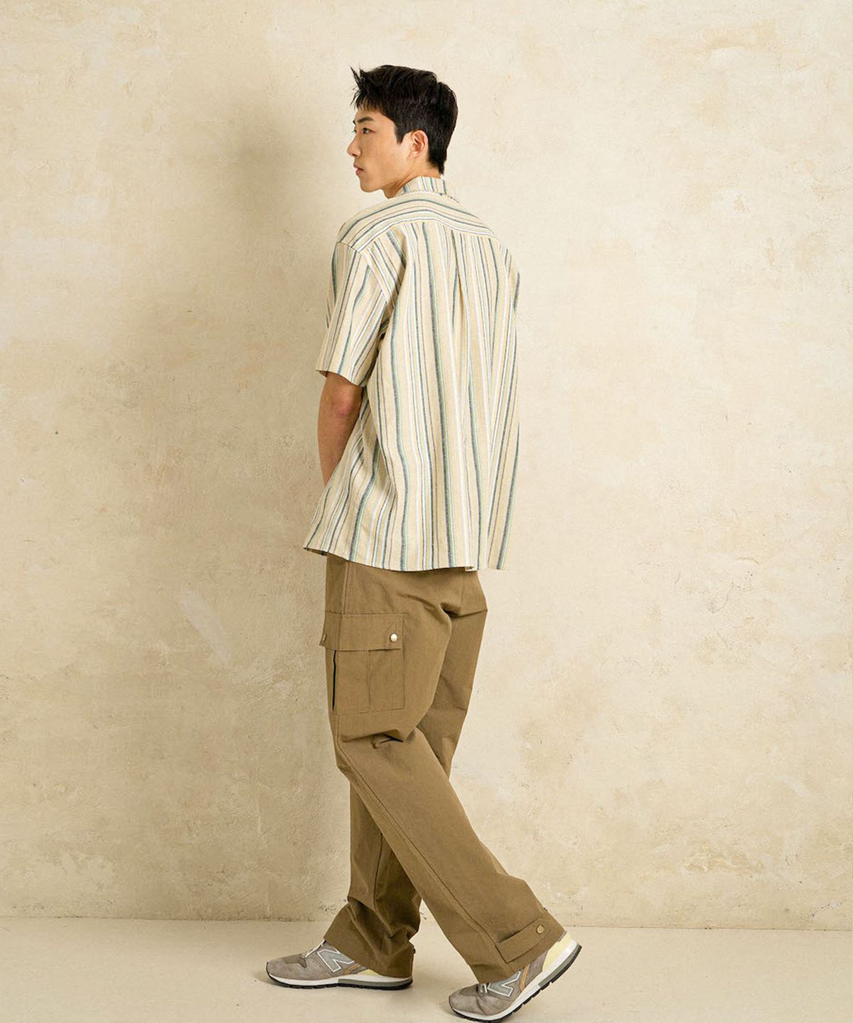 아우로(OURO) MULTI SNAP PANTS [ BEIGE ]
