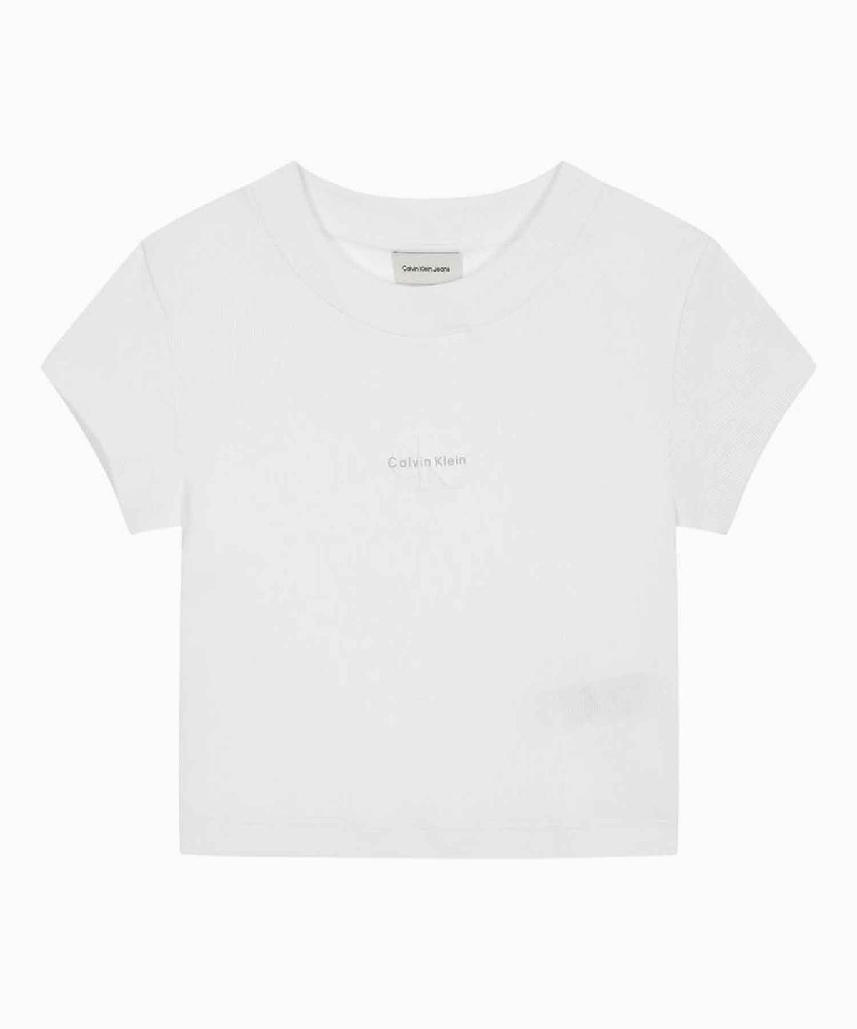 캘빈클라인 진(CALVIN KLEIN JEANS) 여성 모노그램 베이비 반팔 티셔츠 47AB802 YAA
