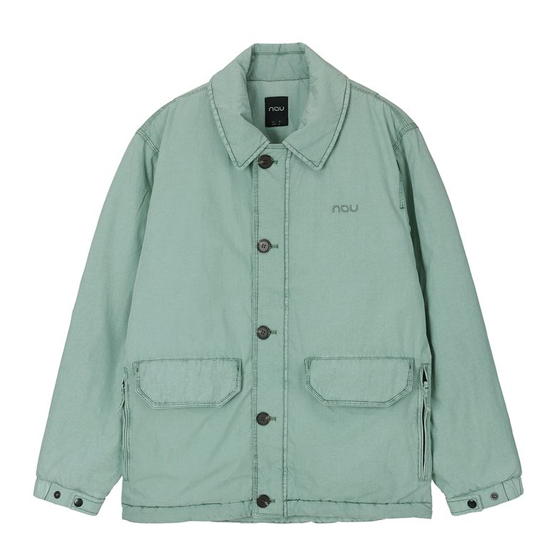 가먼트다잉 패딩 점퍼 Grayish Green