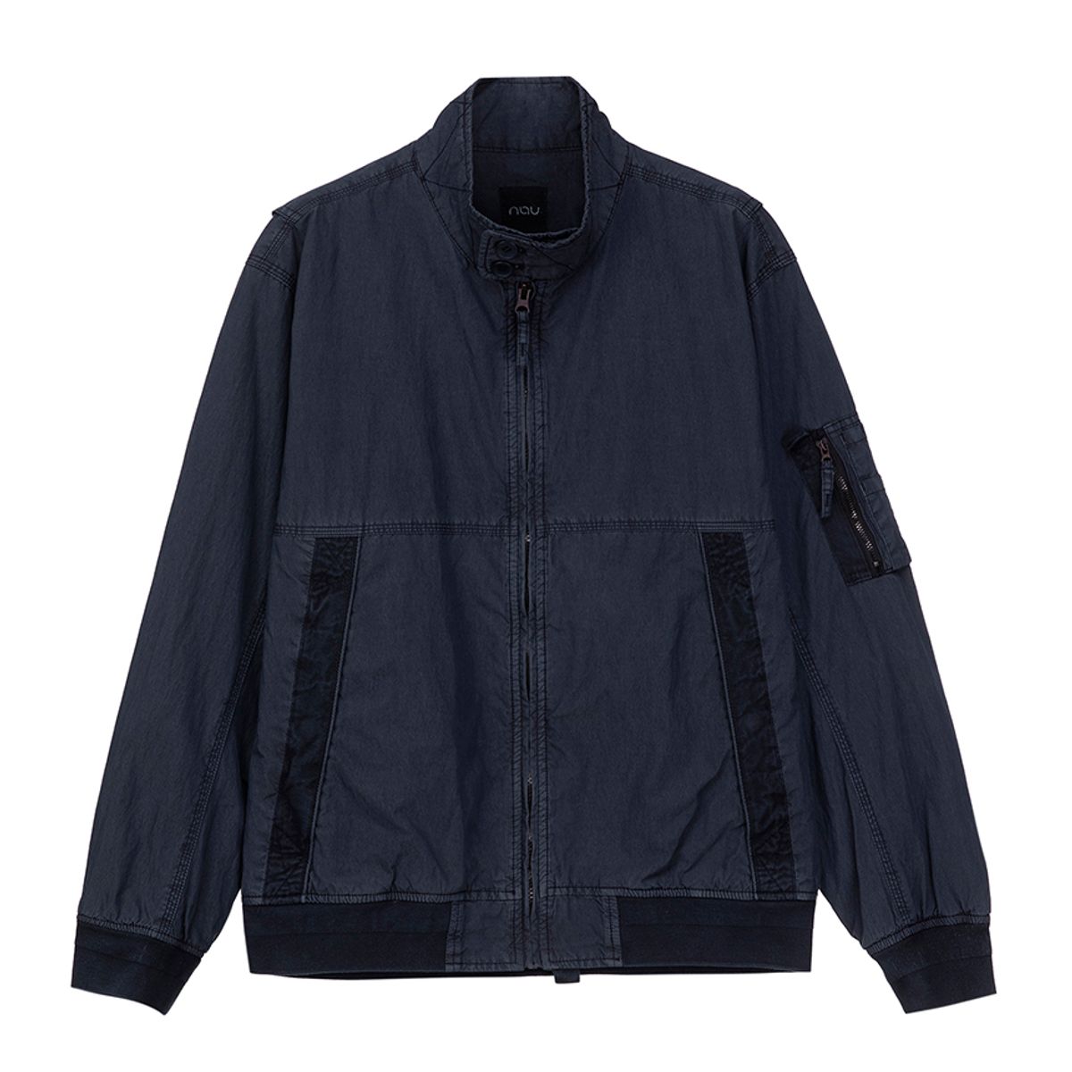 나우(nau) 가먼트다잉 피치 스타디움 자켓 Navy